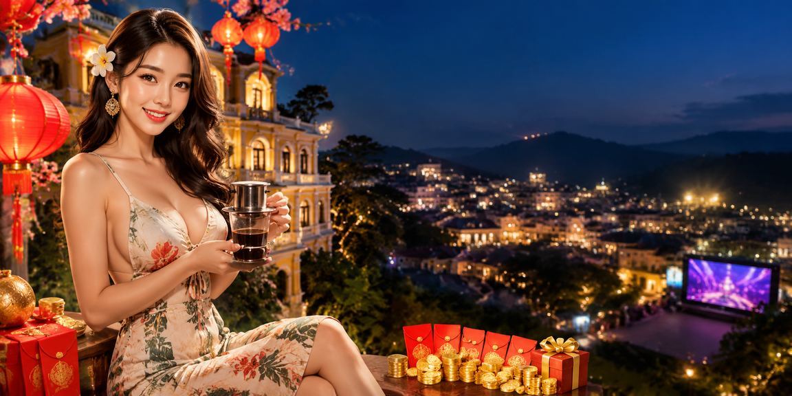 Người dùng tại Đà Lạt thưởng thức cà phê và nhận bonus đỏ khi sử dụng nền tảng cá cược trực tuyến