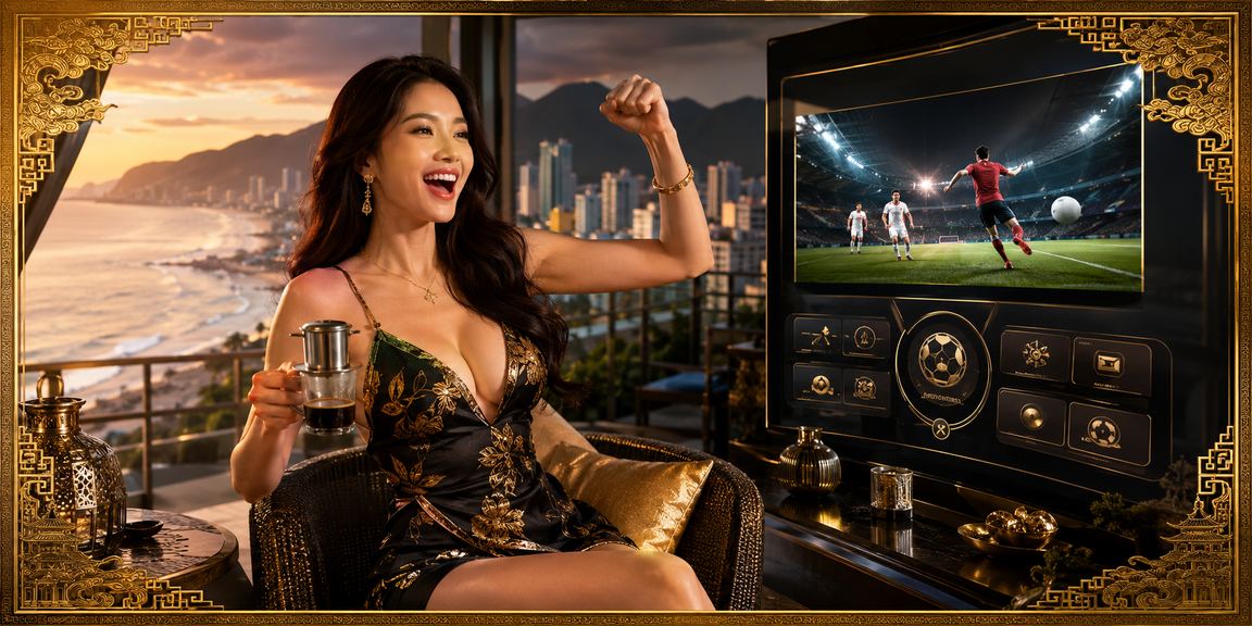 Người dùng tại Đà Nẵng theo dõi kèo esports và uống cà phê khi đăng nhập tài khoản cá cược