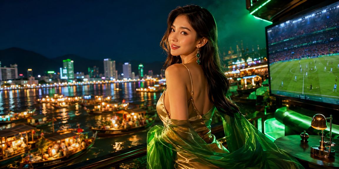 Người dùng tại bãi biển Quy Nhơn truy cập nền tảng cá cược trực tuyến trên thiết bị di động