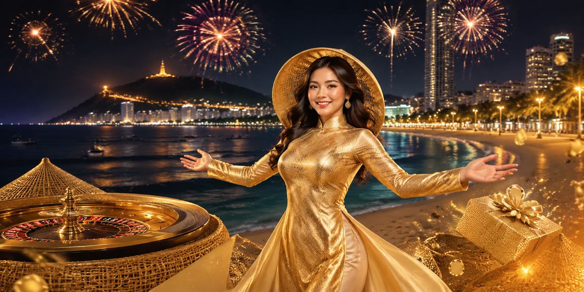Người chơi trong trang phục áo dài tại Vũng Tàu trải nghiệm bàn roulette VIP cao cấp